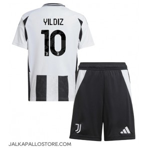 Juventus Kenan Yildiz #10 Kotipaita Lapsille 2024-25 Lyhythihainen (+ shortsit)